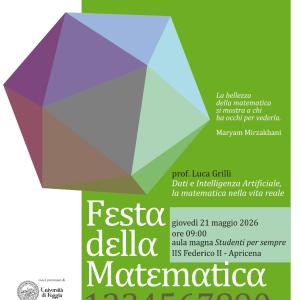 Festa della matematica 2026